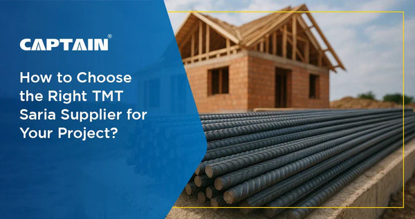 How to Choose the Right TMT Saria Supplier for Your Project?