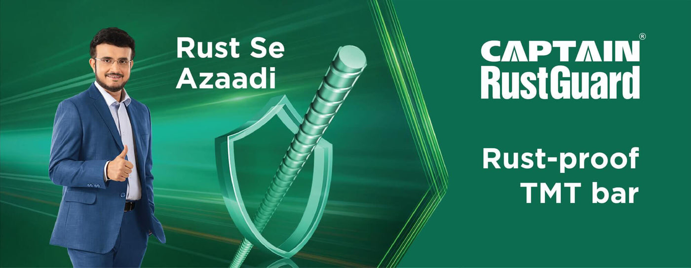 RustGuard TMT Bar | TMT Steel Rod | Captain Steel India Ltd.
